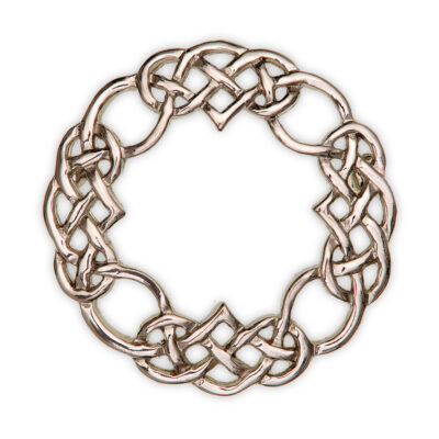 Linked Celtic Interlace Brooch