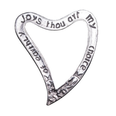 Pewter Luckenbooth Brooch Earthly Joys