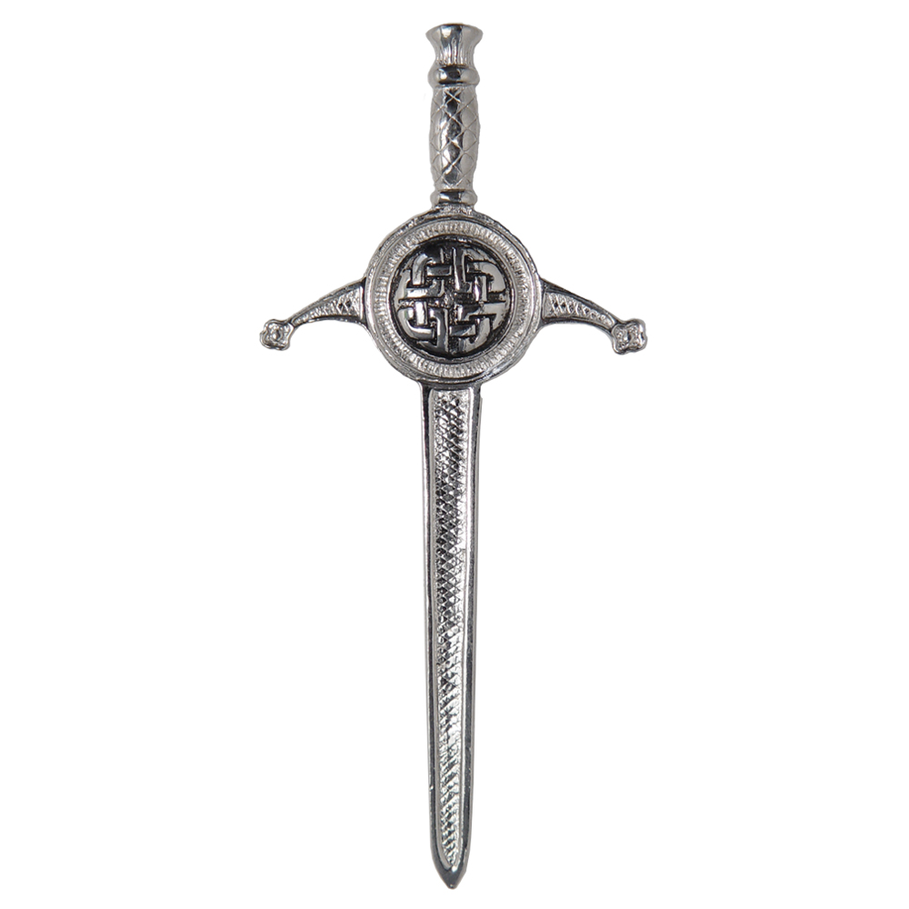 Sword with Interlace Kilt Pin