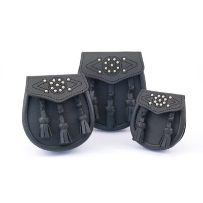 Boy's Stud Design Leather Sporran