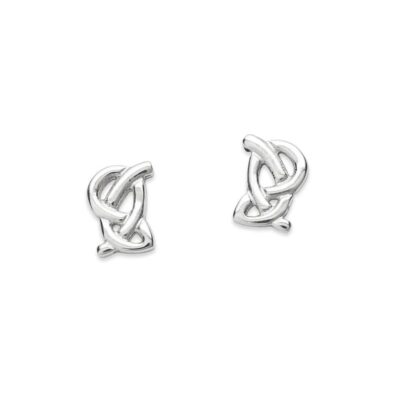 Silver Swona Celtic Stud Earrings
