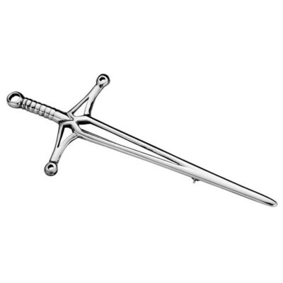Silver Open Kilt Pin