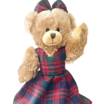 Bella Bear in Tartan