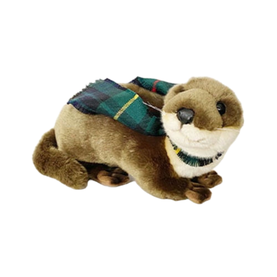 Otter in Tartan