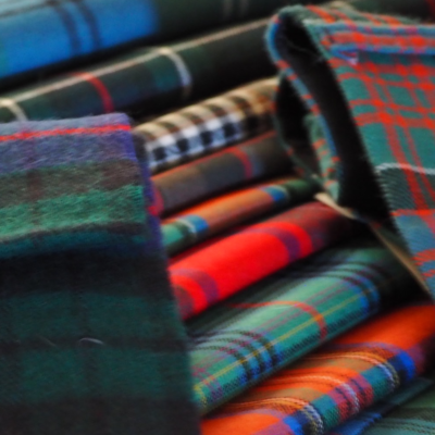 13oz Mediumweight Tartan Fabric