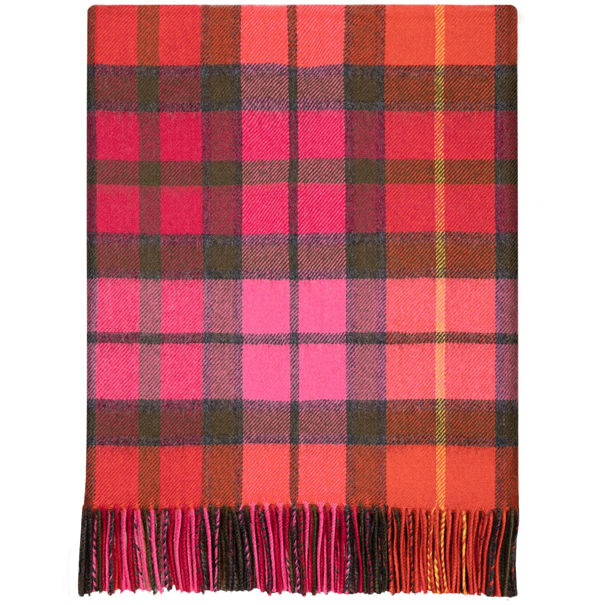 Buchanan Rose Lambswool Throw