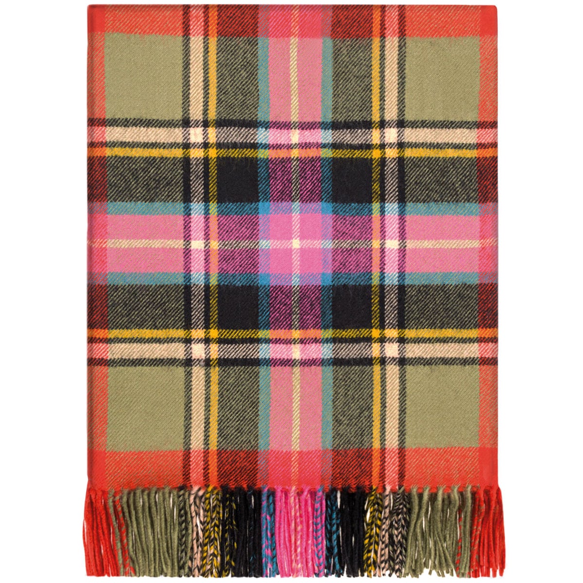Bruce of Kinnaird Ancient Lambswool Throw