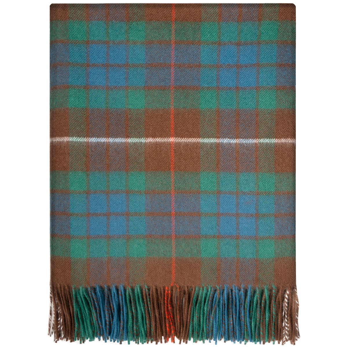 Fraser Hunting Ancient Lambswool Throw